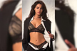 Disha Patani’s lace set with a blazer is not your usual all-black combo